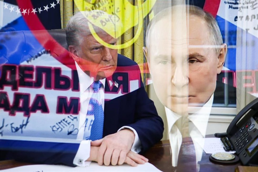 Vladimir Putin y Donald Trump 
