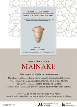 Presentación del cuarto anejo de la revista 'Mainake', una de las actividades de la semana.