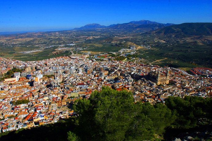 Vista panorámica de Jaén.