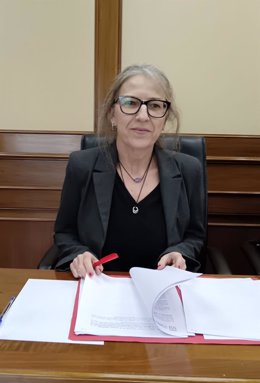 La portavoz del Grupo Socialista en la Diputación, María del Carmen Iglesias