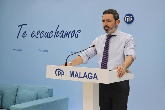 El secretario general del PP de Málaga, José Ramón Carmona, en una imagen de archivo.