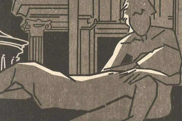 Ilustración de la portada del libro, obra del pintor Manolo Pardo