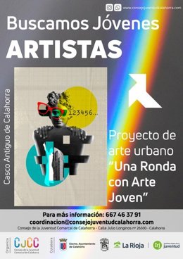 El Consejo de la Juventud Comarcal de Calahorra impulsa la séptima edición de 'Una Ronda con Arte Joven'