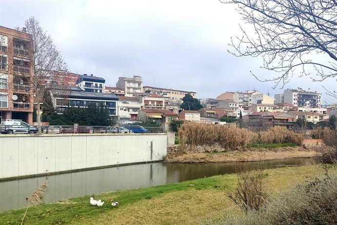 Zona del río Ondara en Tàrrega (Lleida)