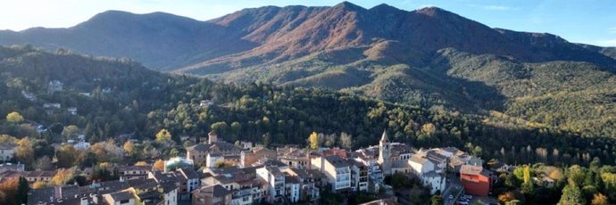 Nucli poblacional de Viladrau (Girona)