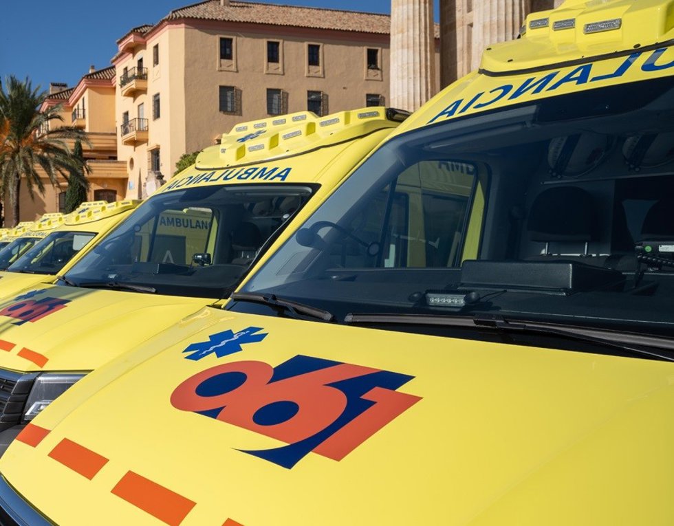 Archivo - Vehículos de Emergencias Sanitarias 061, en una imagen de archivo.