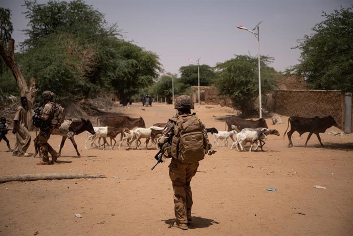 Archivo - Imagen de archivo de soldados en Gao (Malí)