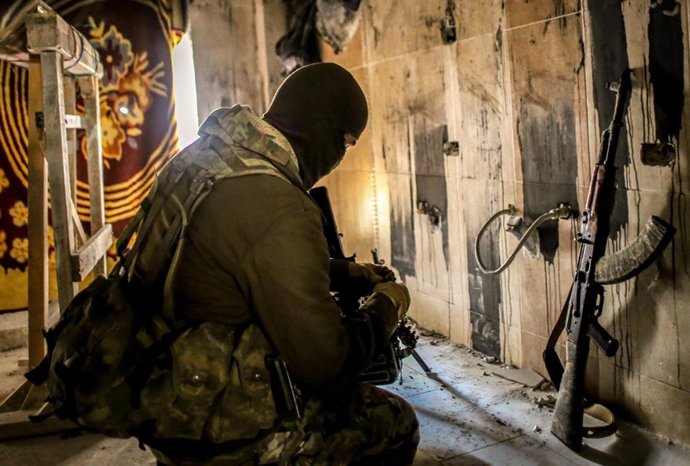 Un combatent d'Al-Qaeda a la ciutat siriana d'Alep, al nord-oest del país (arxiu)