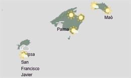 El tiempo hoy, lunes 17 de febrero, en Baleares.