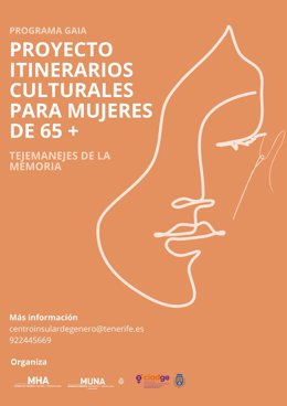 Cartel anunciador del proyecto 'Tejemanejes de la memoria'