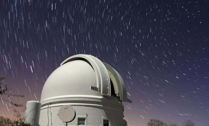 Cúpula del telescopio Samuel Oschin en el Observatorio Palomar en California