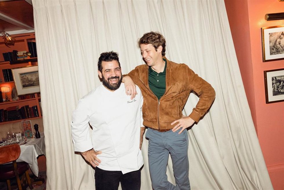 Tigrane Seydoux, fundador de Big Mamma, y el chef ejecutivo Daniele Tasso