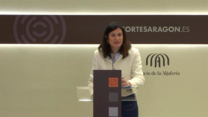 La diputada de CHA, Isabel Lasobras