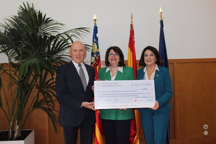 El concert solidari UA-Rotary recapta 6.870 euros per als afectats per la dana a Valencia.