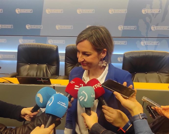 Consejera de Gobernanza, Administración Digital y Autogobierno, María Ubarretxena