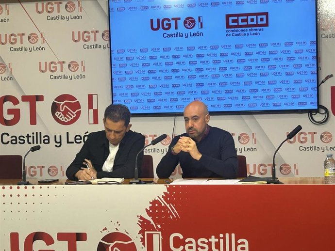 Lobo y Andrés en un momento de la rueda de prensa celebrada este lunes en Valladolid