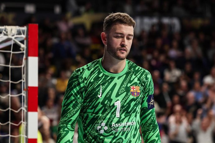 Archivo - El portero del Barça de balonmano Gonzalo Pérez de Vargas