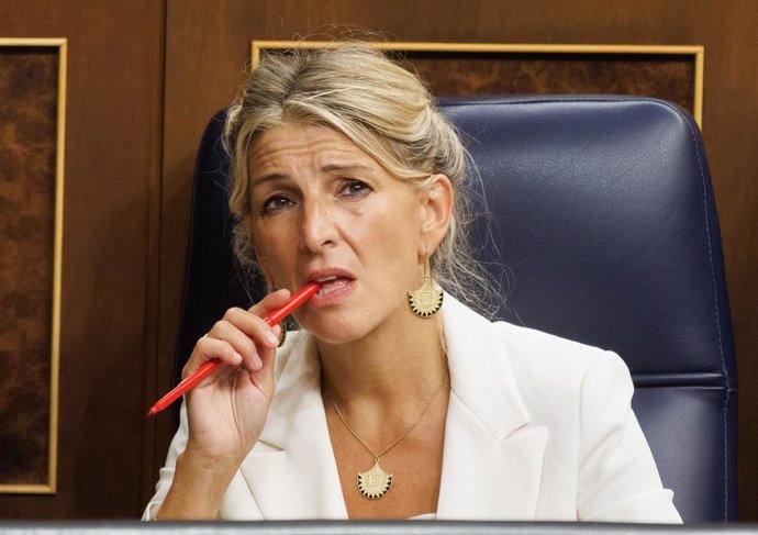 Archivo - La vicepresidenta segunda y ministra de Trabajo y Economía Social, Yolanda Díaz