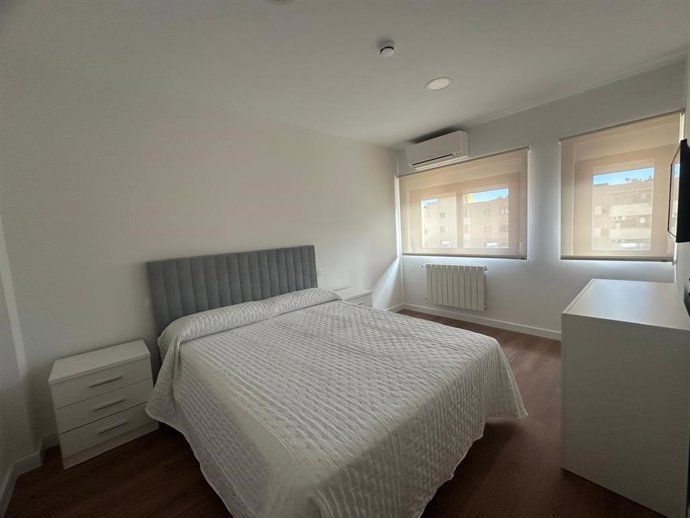 Archivo - Dependencias del centro de crisis 24 horas para víctimas de violencia sexual en Cáceres.