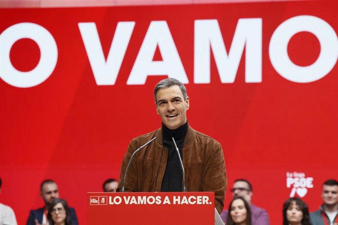 El secretario general del PSOE y presidente del Gobierno, Pedro Sánchez.