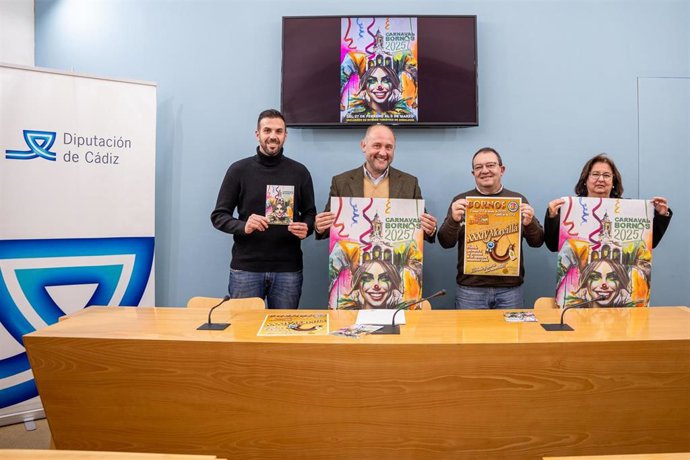 Presentación del cartel del Carnaval de Bornos.