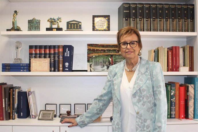 Archivo - La presidenta de GVC Gaesco, María Ángels Vallvé.