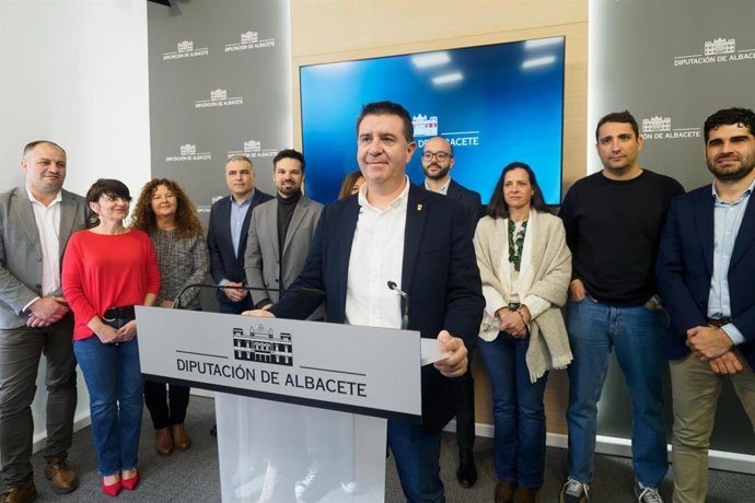 El presidente de la Diputación de Albacete, Santi Cabañero.
