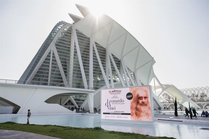 Exposición de leonardi Da Vinci en la Ciudad de las Artes y las Ciencias