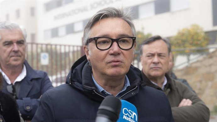 El portavoz de Vox en el Parlamento andaluz, Manuel Gavira, este lunes