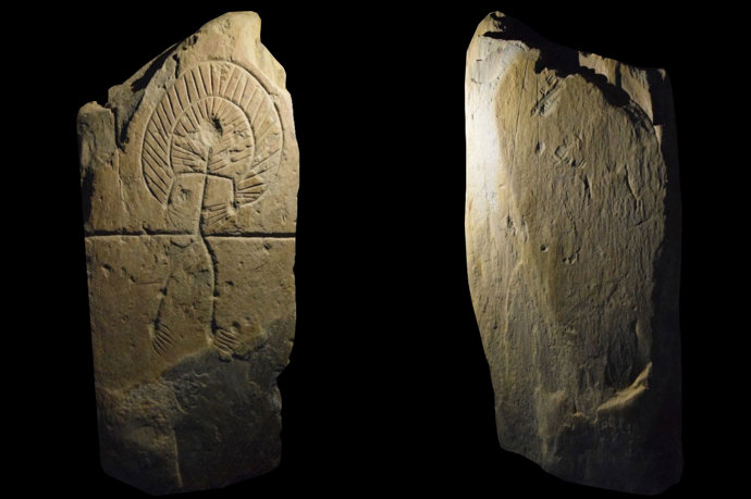 Una de las piezas de la exposición en el Museo Arqueológico Nacional.