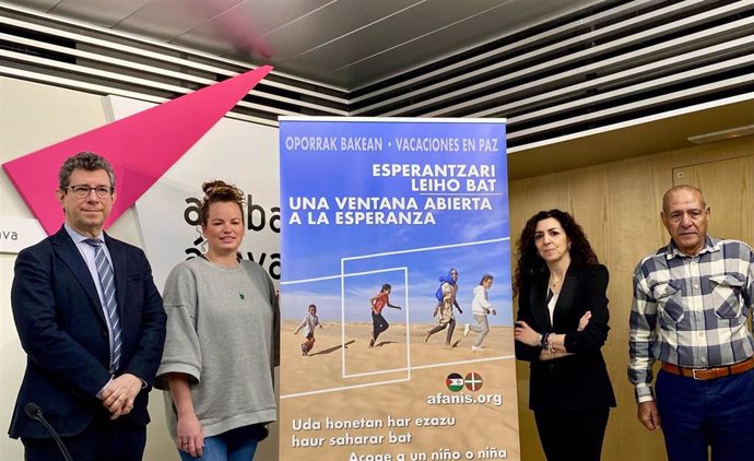 Diputación de Álava y Ayuntamiento de Vitoria animan a familias alavesas a acoger este verano niños y niñas saharauis