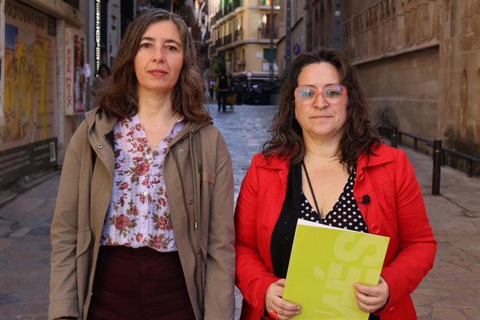 (I-D) La Portavoz De MÉS Per Palma, Neus Truyol, Y La Regidora Ecosoberanista Kika Coll
