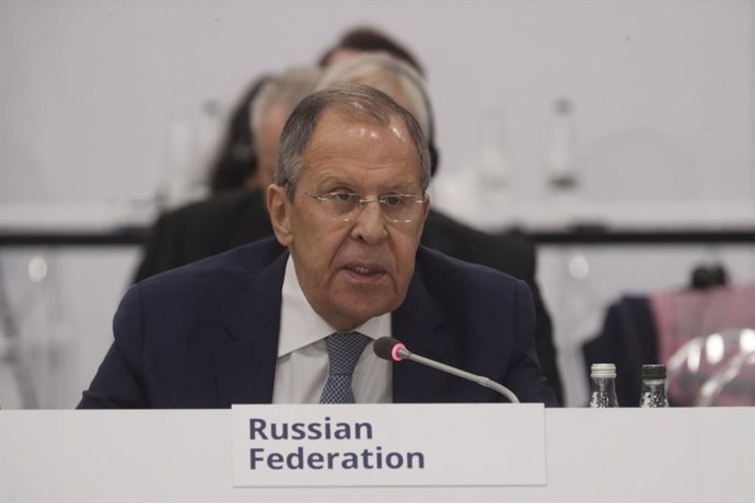 Archivo - FILED - 05 December 2024, Malta, Attard: Russian Minister of Foreign Affairs Sergey Lavrov attends the Organization for Security and Cooperation in Europe (OSCE) Ministerial Council Meeting in Ta'Qali. Photo: Omar Camilleri/OSCE/dpa - ATTENTION: