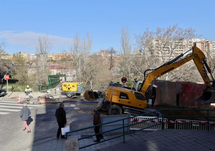 La obras junto a la ribera del Huerva afectarán un mes a la movilidad en el entorno de los antiguos viveros Sopesens