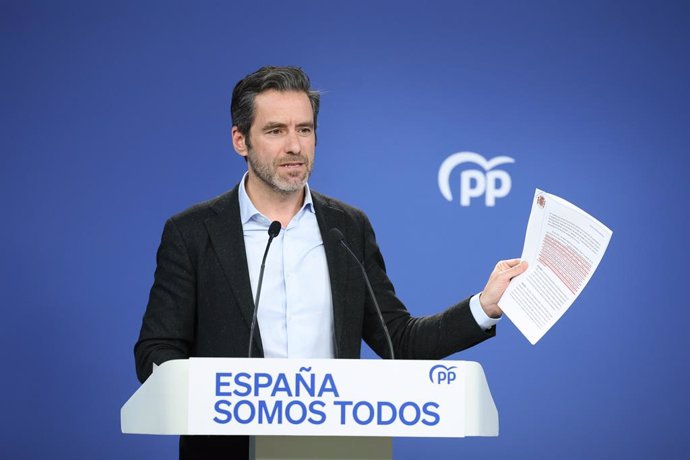 Archivo - El portaveu del PP, Borja Sémper