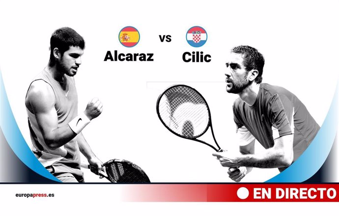 Alcaraz - Cilic: dieciseisavos de final del ATP 500 de Doha.