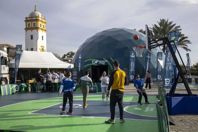 Espacio Fundación Unicaja en el Muelle de Las Delicias.
