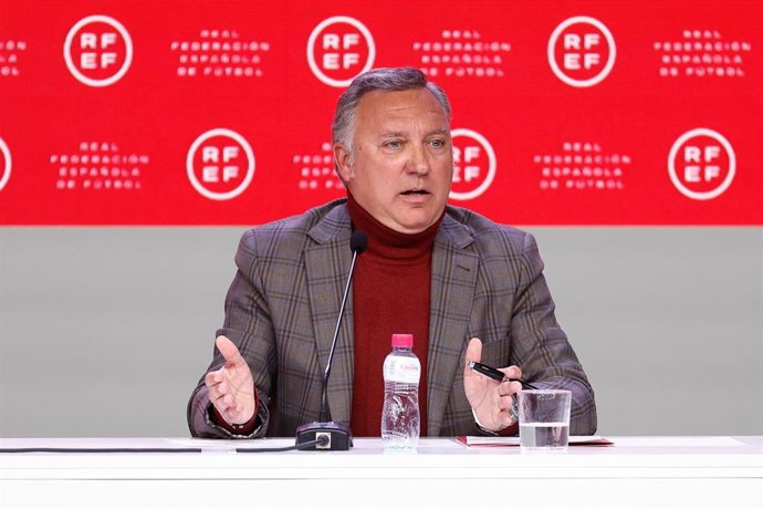 Archivo - El presidente del CTA, Luis Medina Cantalejo, en rueda de prensa.