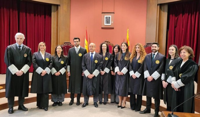 Acte d'ascens a categoria de magistrat de nou jutgesses i jutges a Catalunya