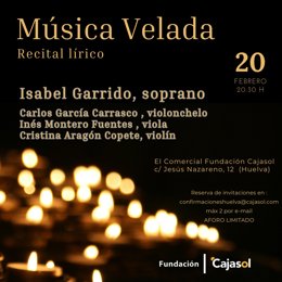 Carte del evento 'Música Velada'.