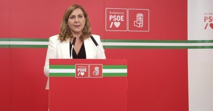 La portavoz del Grupo Socialista en el Ayuntamiento de Palos de la Frontera, Belén Castillo.