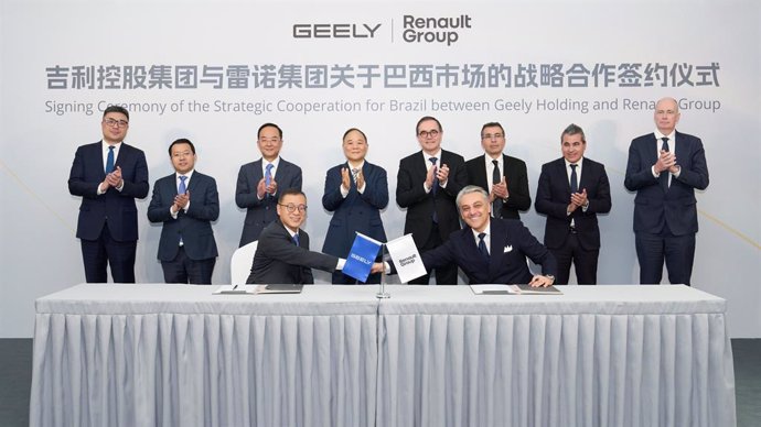 Renault Group y Geely Holding Group firman un acuerdo para una nueva cooperación estratégica en Brasil