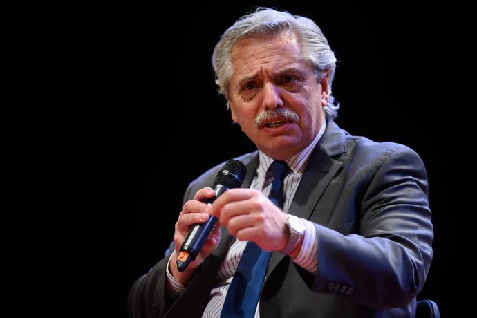 Archivo - Arquivo - Presidente da Argentina, Alberto Fernandez