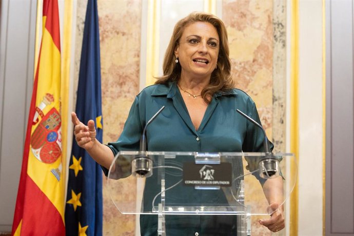 Archivo - La representante de Coalición Canaria (CC) en el Congreso, Cristina Valido