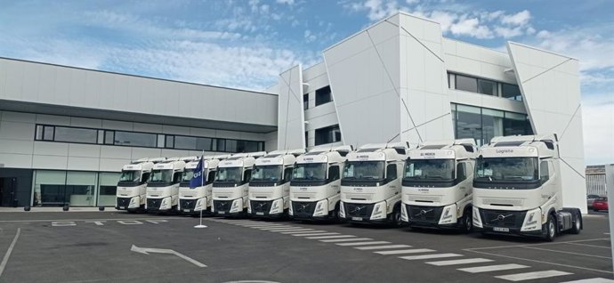 Camiones Volvo FH Aero de la flota de Logista