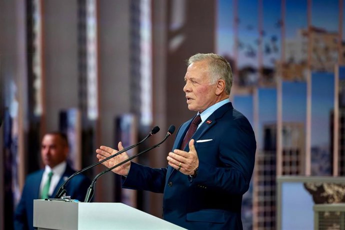 Archivo - El rey Abdalá II de Jordania durante un acto oficial en la capital jordana, Amán (archivo)