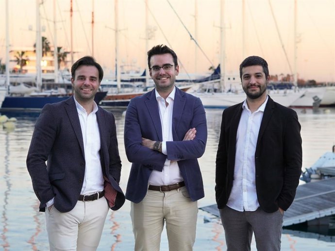 Los socios fundadores de Imperia, Álvaro Bernabé, Sergio Alemany y José Tomás Carrascoso.