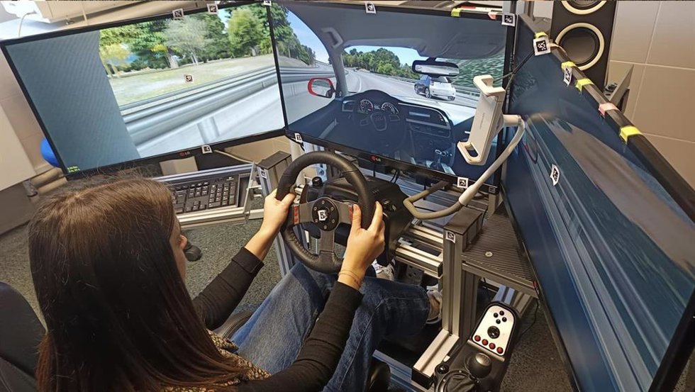 Simulador de conducción.