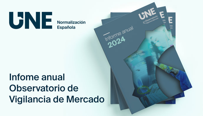 Portada del Observatorio de Vigilancia de Mercado de UNE.