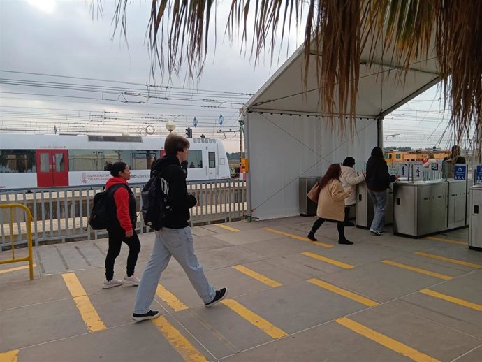 FGV recupera la circulación hasta València Sud de las Líneas 1, 2 y 7 y las frecuencias habituales de Metrovalencia